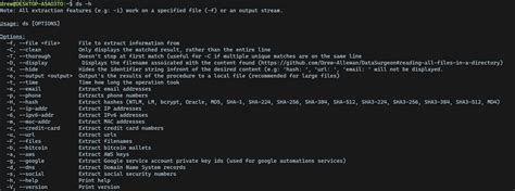 DataSurgeon - Quickly Extracts IP's, Email Addresses, Hashes, Files ...
