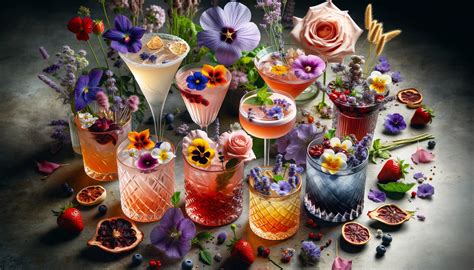 Edible Flower Cocktail Garnish Ideas 2024 – Cocktail Garnishes UK