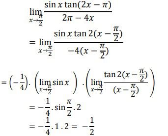 Contoh Soal Limit Fungsi Trigonometri