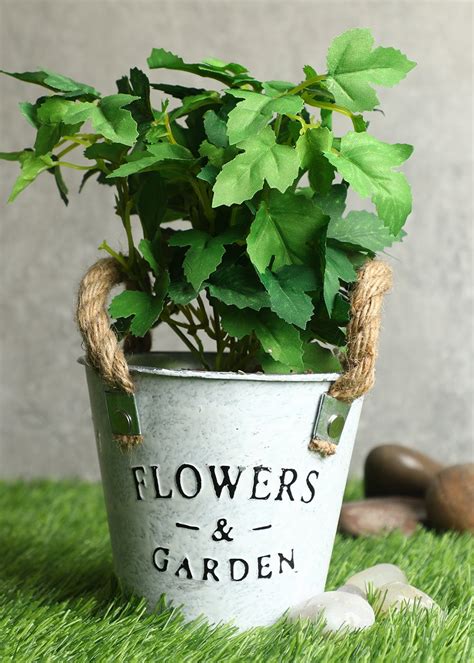 Get Artificial Ivy Bonsai With Metallic Pot at ₹ 720 | LBB Shop