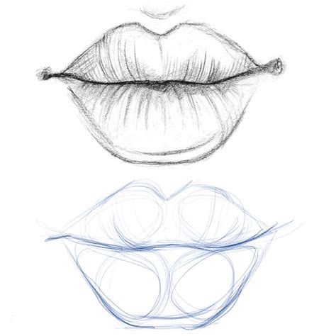 Drawing Female Lips