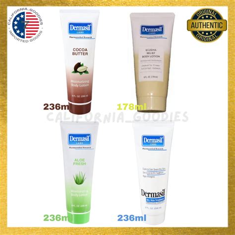 NEW DERMASIL Labs Moisturizing Body Lotion (Cocoa Butter, Aloe Fresh ...