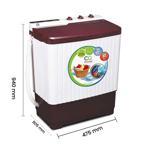 Cine Gold 7 Kg 5 Star Quick Air Dry Semi-Automatic Top Loading Washing ...