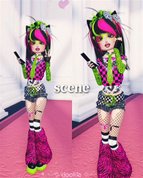 dress to impress scene theme🦎🩷 | Scene dress, Dress to impress, Scene ...