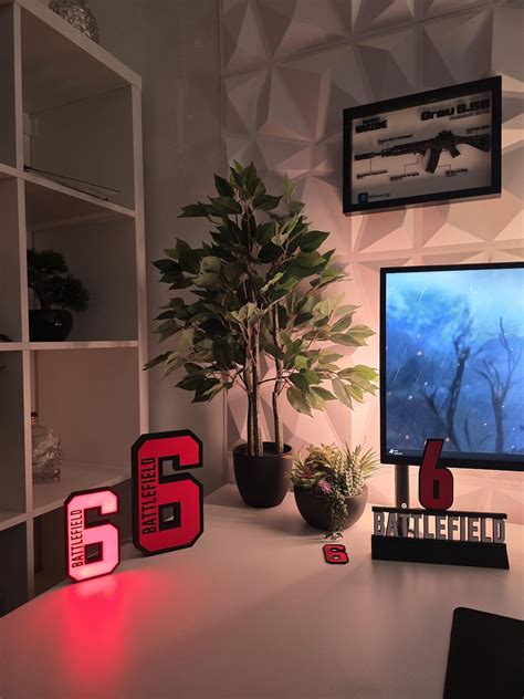 3D Printed Battlefield 6 Logo LED Light: Gamer Room Decor - Etsy