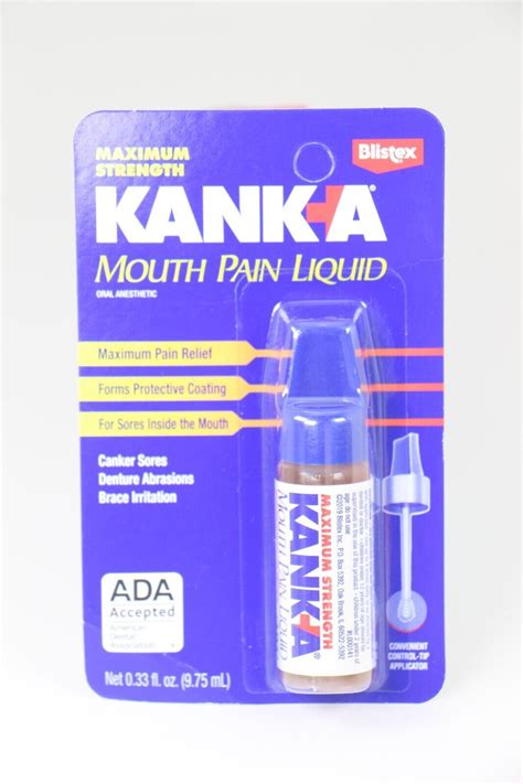 Kanka mouth pain liquid maximum strength 0 33 oz cvs – Artofit