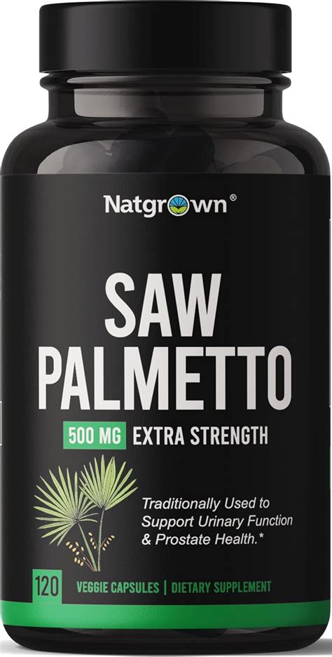 Buy Saw Palmetto Prostate Supplements for Men - DHT Blocker for Hair ...