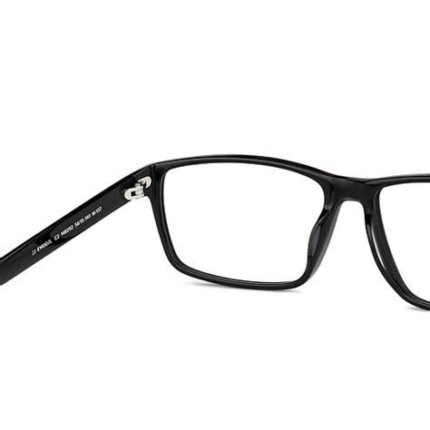 Buy Black Full Rim Rectangle John Jacobs Rich Acetate JJ E14007L-C2 ...