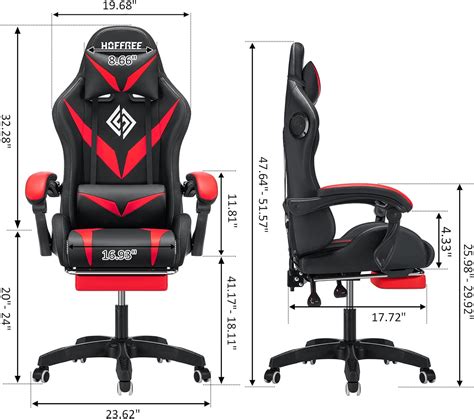 HOFFREE Gaming Chair Massage with Bluetooth Speakers India | Ubuy