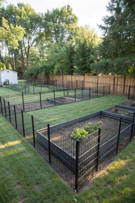 17+ Stylish Black Hog Wire Fence Ideas
