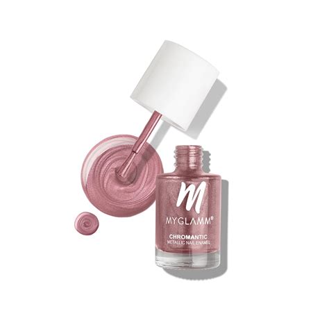 Buy MyGlamm Chromantic Metallic Nail Enamel - Galactic Glamour (Copper ...
