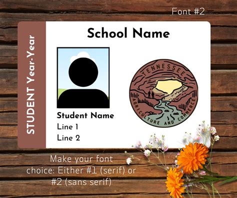 State Logo Homeschool ID Card, Homeschool Teacher ID, Homeschool ...
