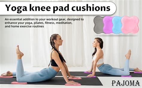 MBKHFLL 2 packs Yoga Knee Pad Cushion Extra Thick for Knees Elbows ...