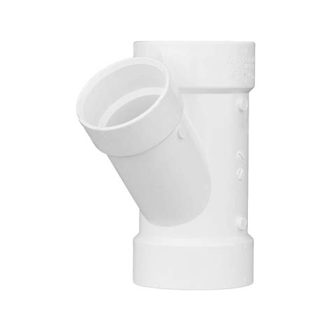 Buy Charlotte Pipe 4" X 4" X 3" DWV Wye Reducing PVC DWV (Drain, Waste ...