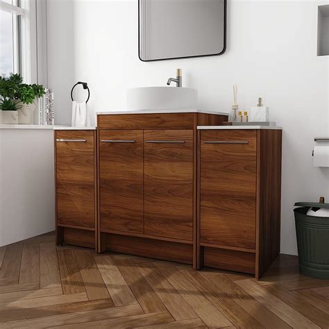 Amazon.com: Beingnext 48 Inch Floor Standing Bathroom Vanity, 48 ...