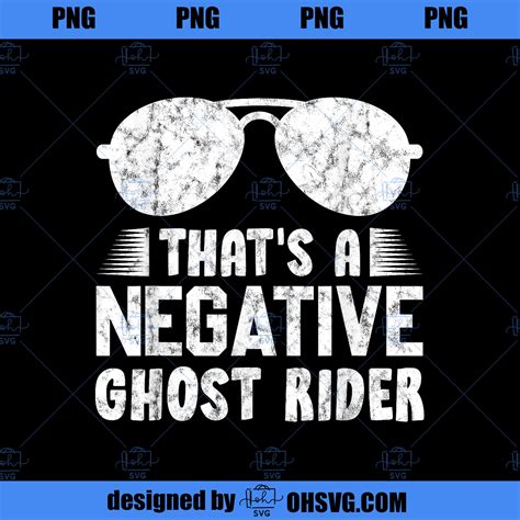 That s A Negative Ghost Rider Pun Gift For Movie Lover PNG, Movies PNG ...