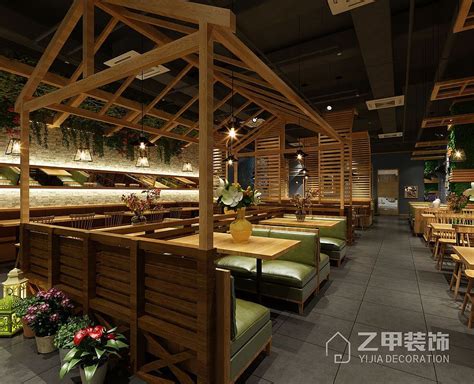 昆明餐厅餐馆中西餐厅特色餐厅装修设计效果图施工公司_生活如此简单1-站酷ZCOOL