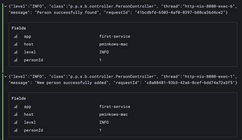 Spring Boot Logstash 的图像结果