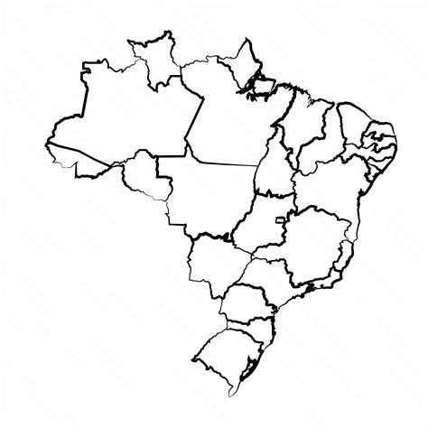 Hand Drawn Brazil Map Illustration 25841738 Vector Art at Vecteezy