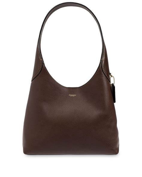 COACH Brooklyn Shoulder Bag in Brown | Lyst