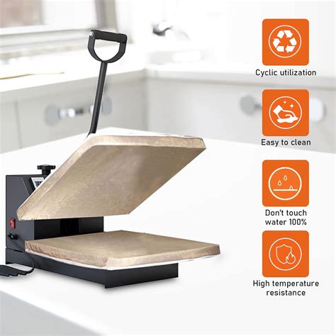 Buy AQQHSAIN Heat Press Platen Wrap Cover 16 * 20inch Heavy Duty Cover ...