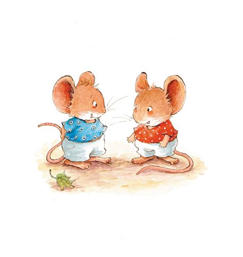 两只老鼠~绘本~|插画|绘本|抱抱小枕头 - 原创作品 - 站酷 (ZCOOL)