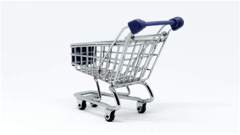 Gray Steel Shopping Cart · Free Stock Photo