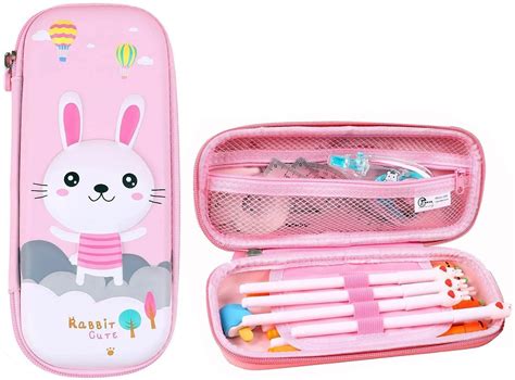 Brand Conquer 3D Hardtop Eva Rabbit Design Pencil case for Girls, Kids ...