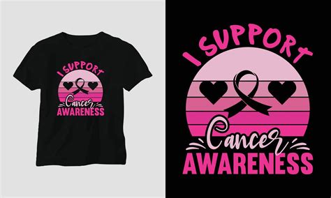 i support cancer awareness - World Cancer Day Design with Ribbon, Sign ...