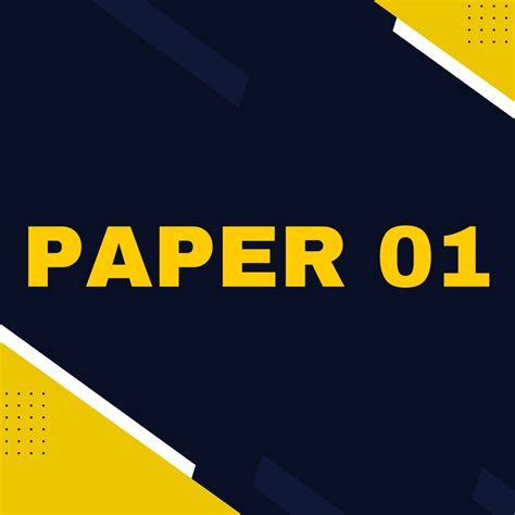 PAPER 01