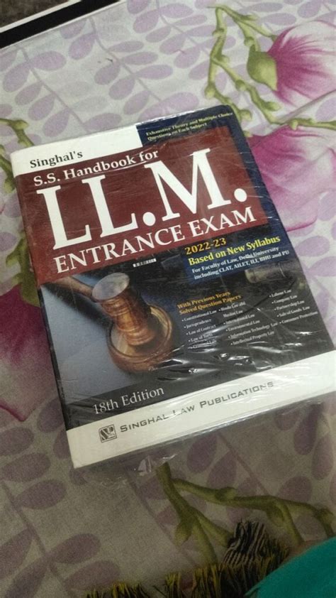 Singhal's SS Handbook For LLM [20th Edition] 2024-25 Entrance Exam/ LLM ...