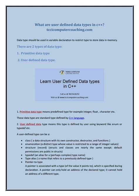 Image result for User-Defined Data Type