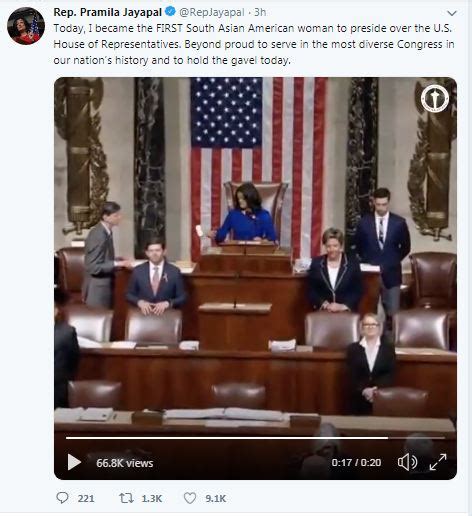 Pramila Jayapal becomes first South Asian American woman to preside ...