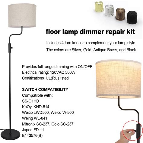 Rheostat Switch For Floor Lamps