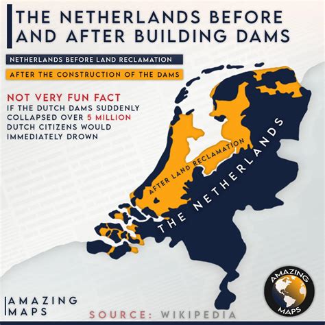 Map Of Dutch Land Reclamation
