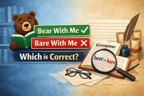 Bare With Me Meaning Explained: Is It Bear or Bare With Me?