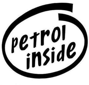 clickforsign (Black) Petrol Inside Fuel Lid Sides Car Sticker(Pack of 1 ...