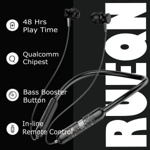 Rueqn Immortal - 48 Hour Playtime Bluetooth Headphone Neckband Earphone ...