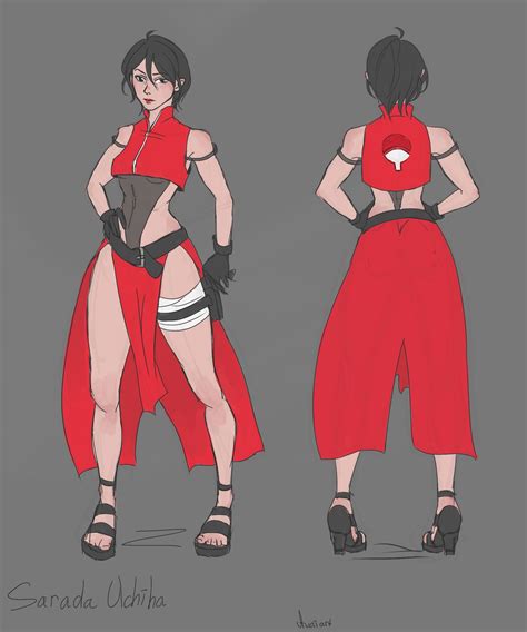 Adult Sarada concept by Avai-chan on DeviantArt