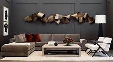Living Room Metal Wall by Hunt Modern Metal Wall Sculpture In Contemporary Living Room Metal Wall