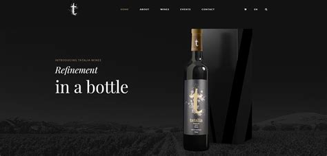 酒庄品牌网站的设计与开发 - Paperdino Technology