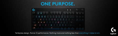 Logitech G Pro Mechanical Gaming Keyboard INTNL - Black