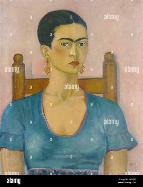 Frida Kahlo - Self-Portrait, 1930 Stock Photo - Alamy