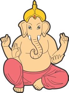 DECOR Production 58 cm "Lord Ganesh Ji_04" Decorative Wall Sticker (24 ...