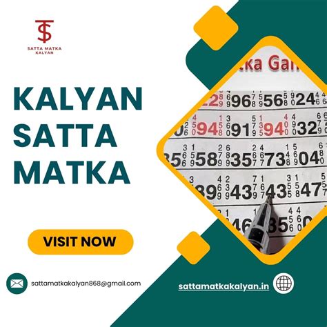 Maximizing Your Wins with the Kalyan Satta Matka Chart ...