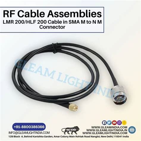 RF Cable Assemblies in N type Connectors - RF Cable Assembly N Male to ...