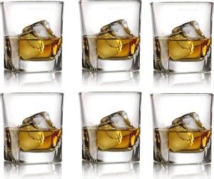 Toy Zoom (Pack of 6) 6 pcs -210 ml Bar Glass for Drinking Bourbon ...