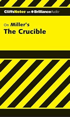 Buy CliffsNotes on Miller's the Crucible Book Online at Low Prices in ...