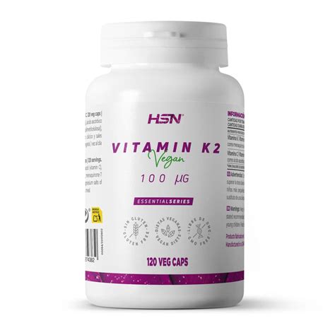 HSN Vitamin K2 | 100 mcg MenaquinGold | From Fermented Natto | Supplement for 4 Months | Vegan ...