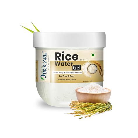 Gems24 Biocare Rice Water Face & Body Gel (200ml) - help to smooth ...
